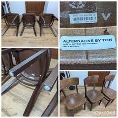 【定価15万】TON CHAIR　ダイニングチェア 3脚セットの画像