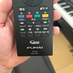 テレビのリモコンの画像