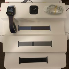 Apple Watch 5  GPS 40㎜ 純正ループベルトと純正ミラネーゼセット