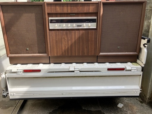 パイオニア ステレオ S-55スピーカー   レコードプレーヤー 通電確認