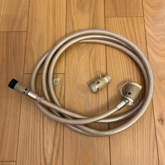 ガスヒーター ファンヒーターストーブ 都市ガス ホース付の画像
