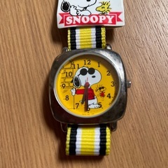 シチズン時計。SNOOPY柄の時計。新品未使用。アナログウォッチ...
