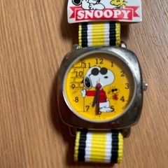 シチズン時計。SNOOPY柄の時計。新品未使用。アナログウォッチ。取扱説明書有りの画像