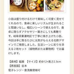 オルビス　美濃焼　フルーツ柄2枚　土日限定1200円の画像