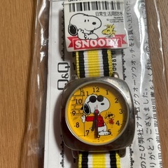 シチズン時計。SNOOPY柄の時計。新品未使用。アナログウォッチ。取扱説明書有りの画像