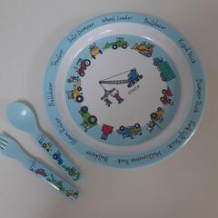 【無料】お皿　フォークスプーンセット