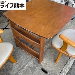 訳あり‼️ キズ多数　2人掛けダイニングテーブルセット