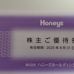 ハニーズの株主優待券
