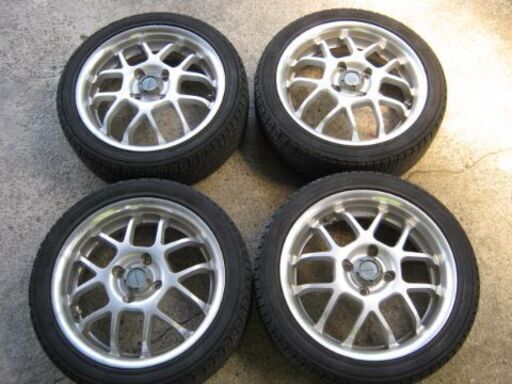 軽自動車用　KYOHO 　FORTIBLE　 15インチアルミホイール（15×5J）　4本　中古品