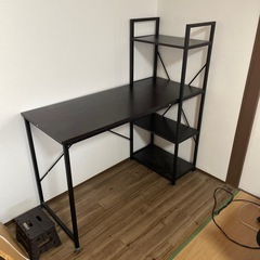 【美品】ハイタイプ　パソコンデスク　ワークデスク