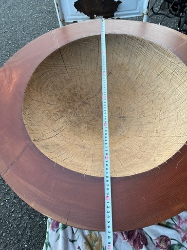 特大すり鉢、すり鉢、餅うす、座卓、一本木輪切りテーブル、蕎麦打ち、