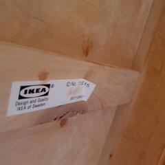 レゴテーブル チェア2脚付、ホワイト　IKEA キッズテーブルセットの画像