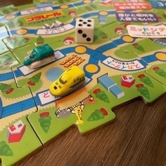 プラレール　パズルすごろくゲームの画像