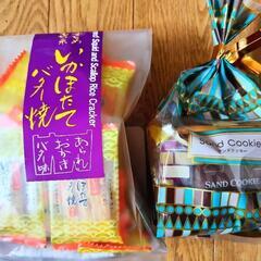 サンドクッキーといかほたてバター焼き（お菓子）