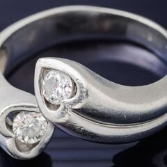 Pt900 ダイヤモンド リング 品番d23-568の画像