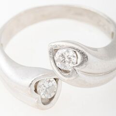 Pt900 ダイヤモンド リング 品番d23-568の画像