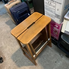 踏み台　木製の画像