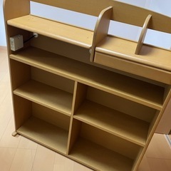 [取引中]格安！学習机横本棚