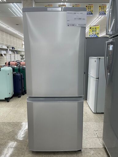 ★ジモティ割あり★ 三菱 冷蔵庫 146L 19年製 動作確認／クリーニング済み TJ8803