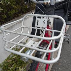 【取引中】HYDEE.Ⅱ ブリヂストン　3人乗り　電動自転車26型　純正チャイルドシート　カゴ付の画像