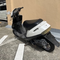 ホンダ dio af27 カスタム車両 黄ばみクリアテール 2スト 現状