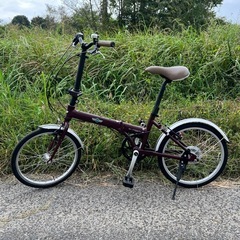 月2000円レンタル折りたたみ自転車20インチ7段切替アルミフレ...
