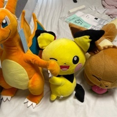 ぬいぐるみ　ポケモン3体