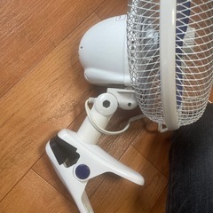 クリップ式扇風機の画像