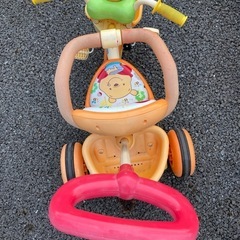 値下げしました☆idesプーさん三輪車⭐︎の画像