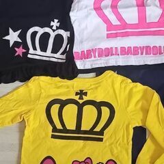 《まとめ売り》★BABYDOLL★長袖３枚セット★の画像