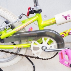 16インチ キッズ自転車 HARO SHREDDER 16（レモンライム）2017年モデルの画像