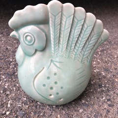 鳥の置物
