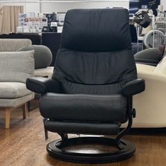 Ekornes 電動総革パーソナルソファー