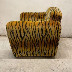 ◆🔶期間限定・特別価格🔶◆虎柄 パーソナル 1Pソファーの画像