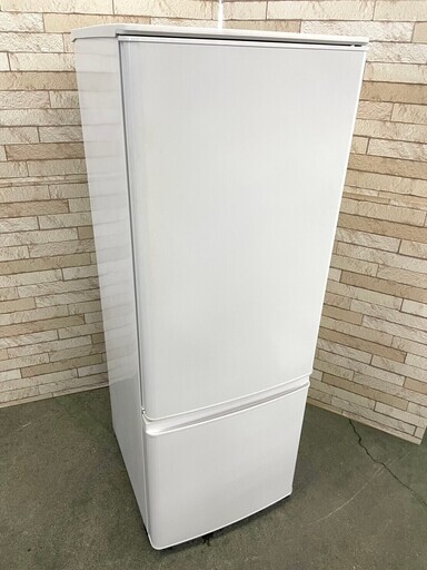 【美品】大阪送料無料★3か月保障付き★冷蔵庫★2021年★三菱★2ドア★MR-P17G-W★R-516