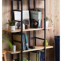 【ワイエムワールド／オープンラック 本棚】の画像