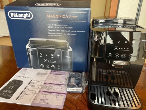 De’Longhi (デロンギ) 全自動コーヒーマシン マグニフィカスタート ECAM22020B コーヒーメーカー エスプレッソマシン 全3メニュー カフェジャポーネ搭載
