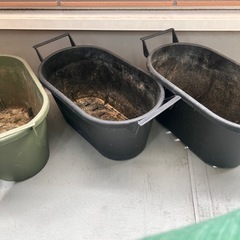 【中古　プラスチックプランター差し上げます】
