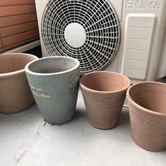 【中古　陶器プランター差し上げます】の画像