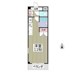 💙フリーレント1ヶ月！敷礼０！《1R》佐波郡♦南向きの明るいお部...