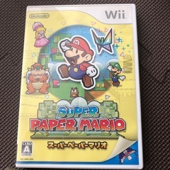 任天堂Wii  SUPER PAPER MARIO　