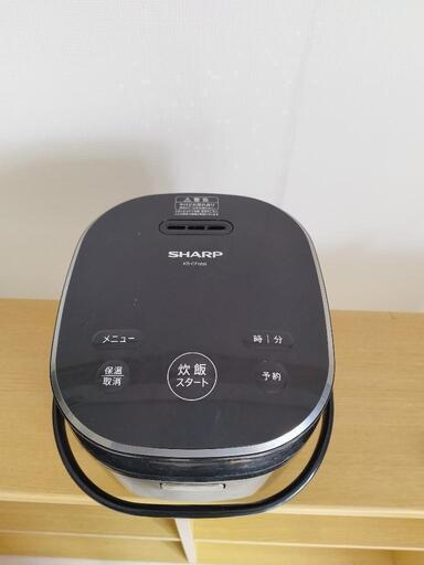 【1000円】2023年11月購入シャープ 炊飯器 3合 KS-CF05B-B 売ります\n