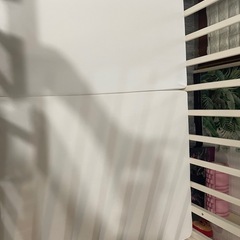 ベビーベッド 白 マット付きの画像