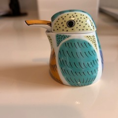 【新品　カワセミ型の醤油差し】