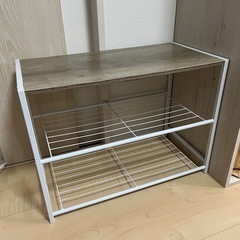 3段ラック　棚　シェルフ