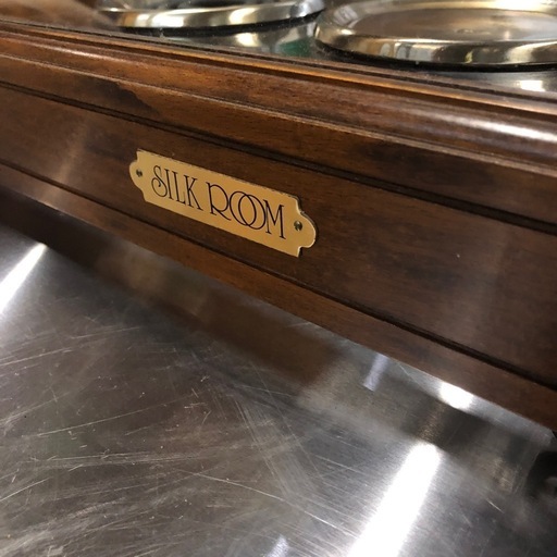 業務用 コーヒードリップ3連ウォーマー & 木枠付サイフォンガード SILK