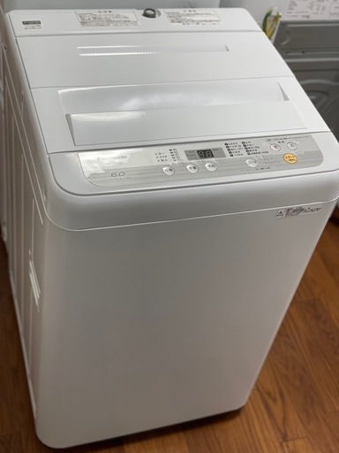 送料・設置込み可　洗濯機　6kg Panasonic 2018年