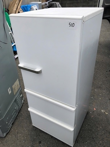 北九州市内配送無料　保証付き 2021年　冷蔵庫 ウォームホワイト AQR-27K-W [272L /3ドア /右開きタイプ] [冷凍