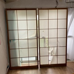 不要品　障子2枚