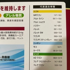 関西バッテリー株式会社 エアコンフィルター AFP-1004  スズキ　日産　マツダの画像